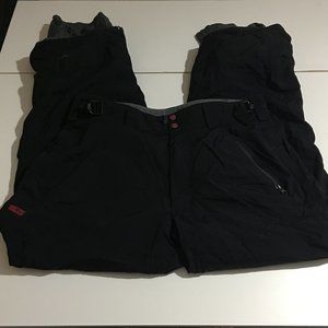 Burton Ronin Men Large Black Snowboard Ski Pants Lined Distressed